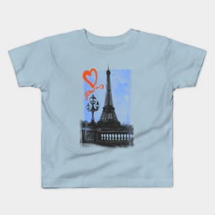 Eiffel Tower Kids T-Shirt